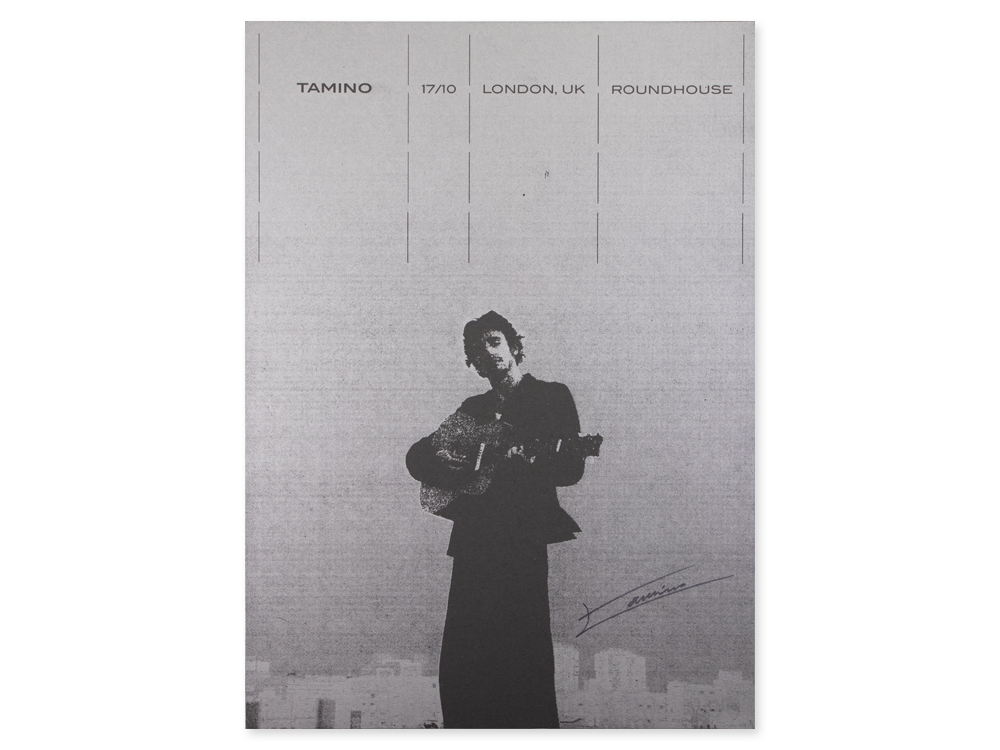 Screen Printed Tour Poster - Signed! London/Brussels/Paris/Amsterdam