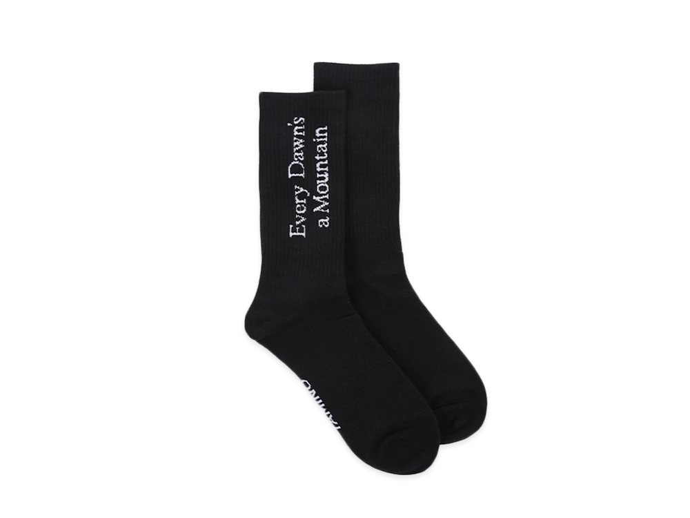 EDAM crewsocks Black